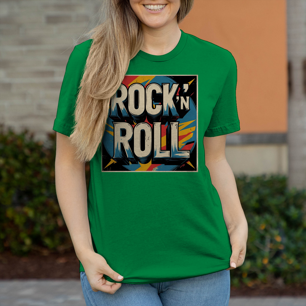 Damen T-Shirt Rock
