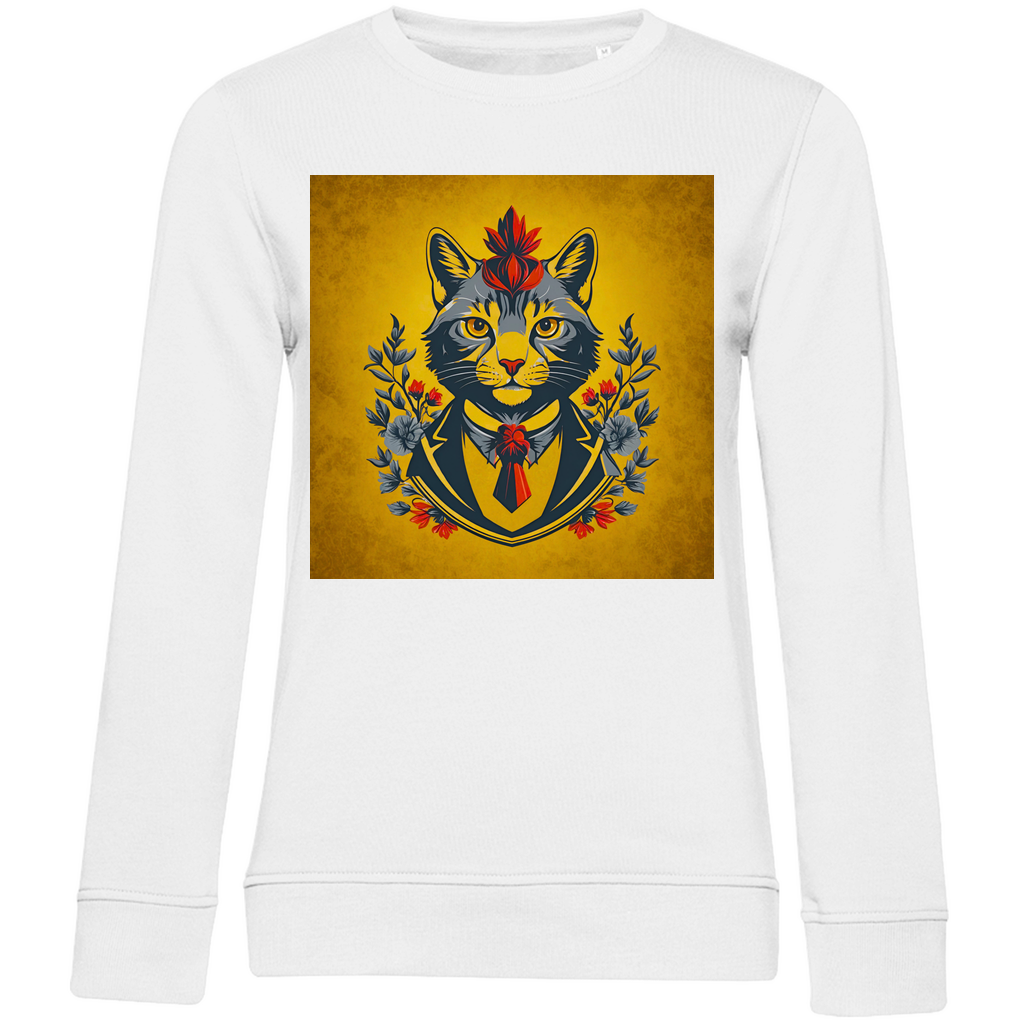 Damen Premium Bio Sweatshirt Cats