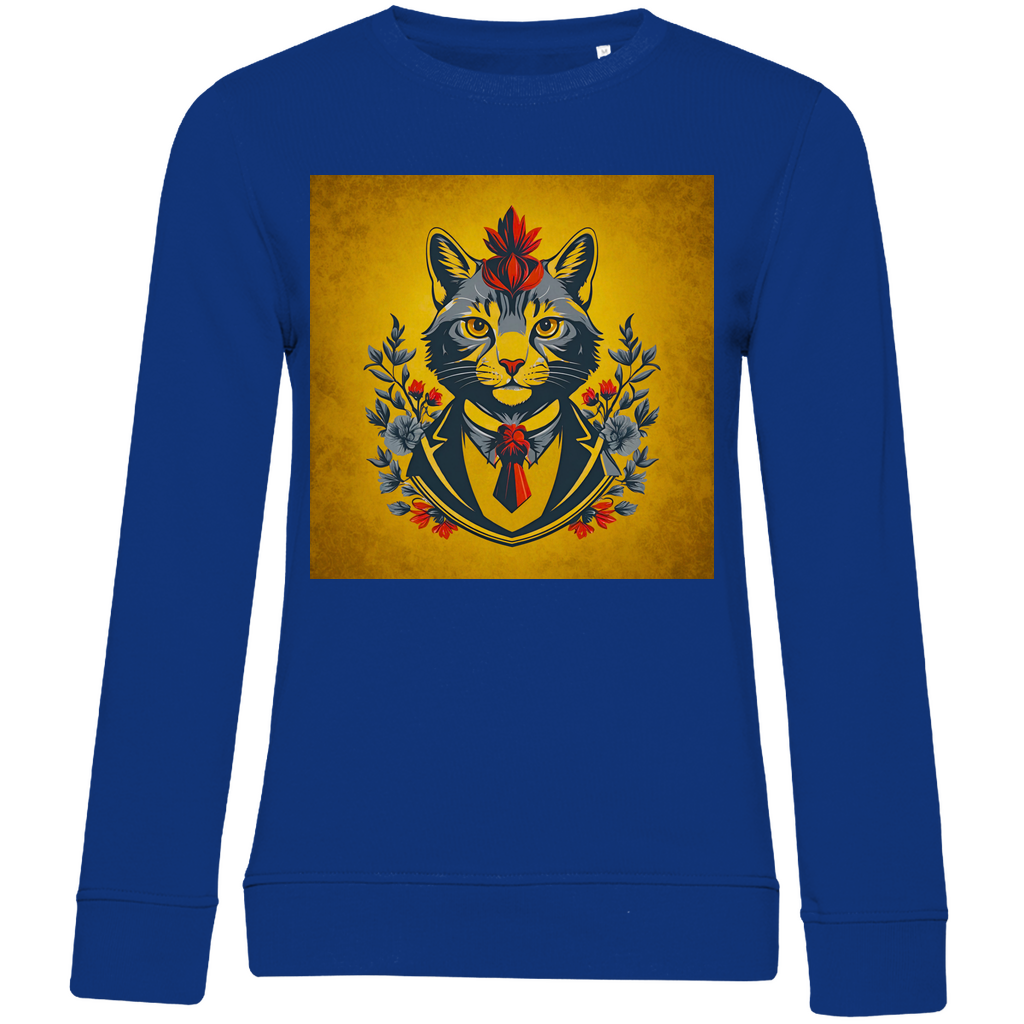 Damen Premium Bio Sweatshirt Cats