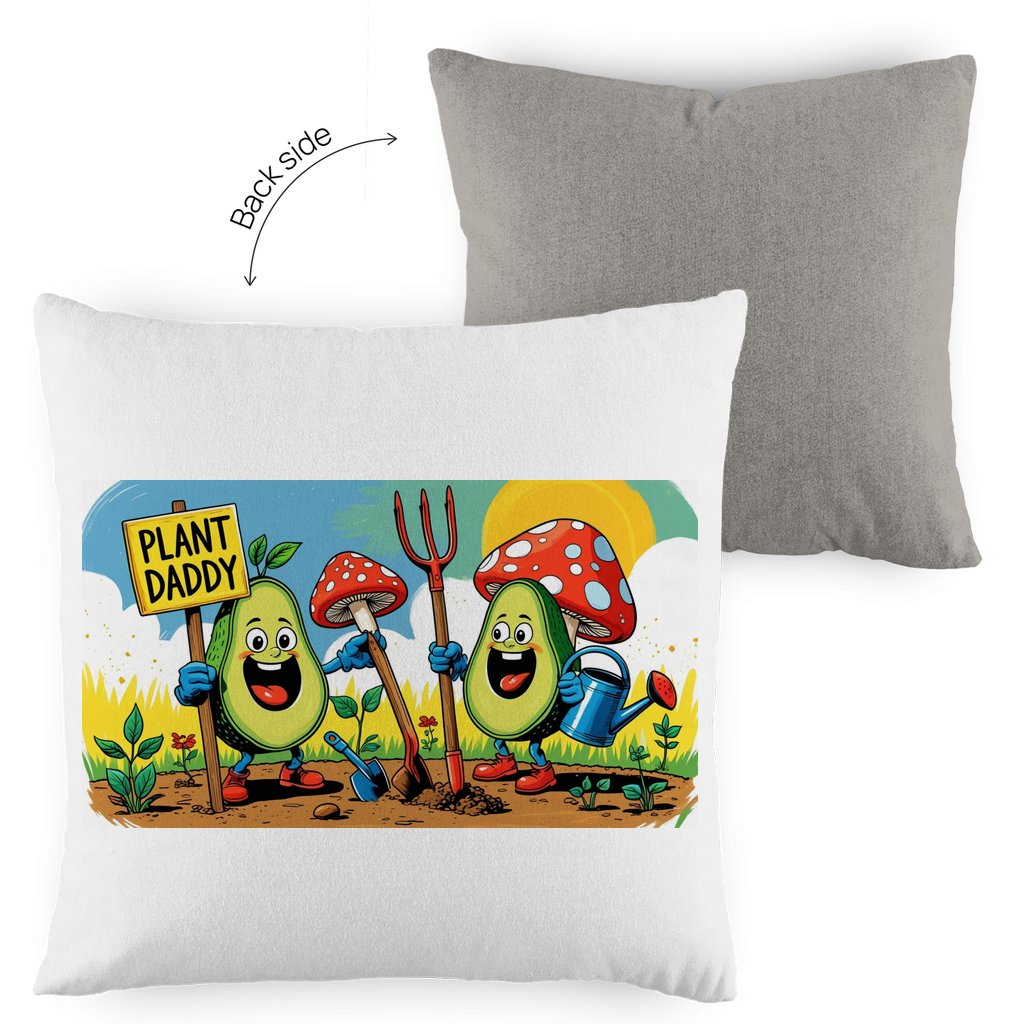 Kopfkissen zweifarbig Gartenpappa