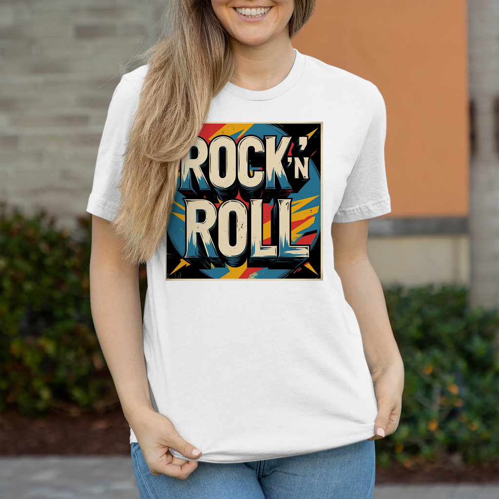 Damen T-Shirt Rock