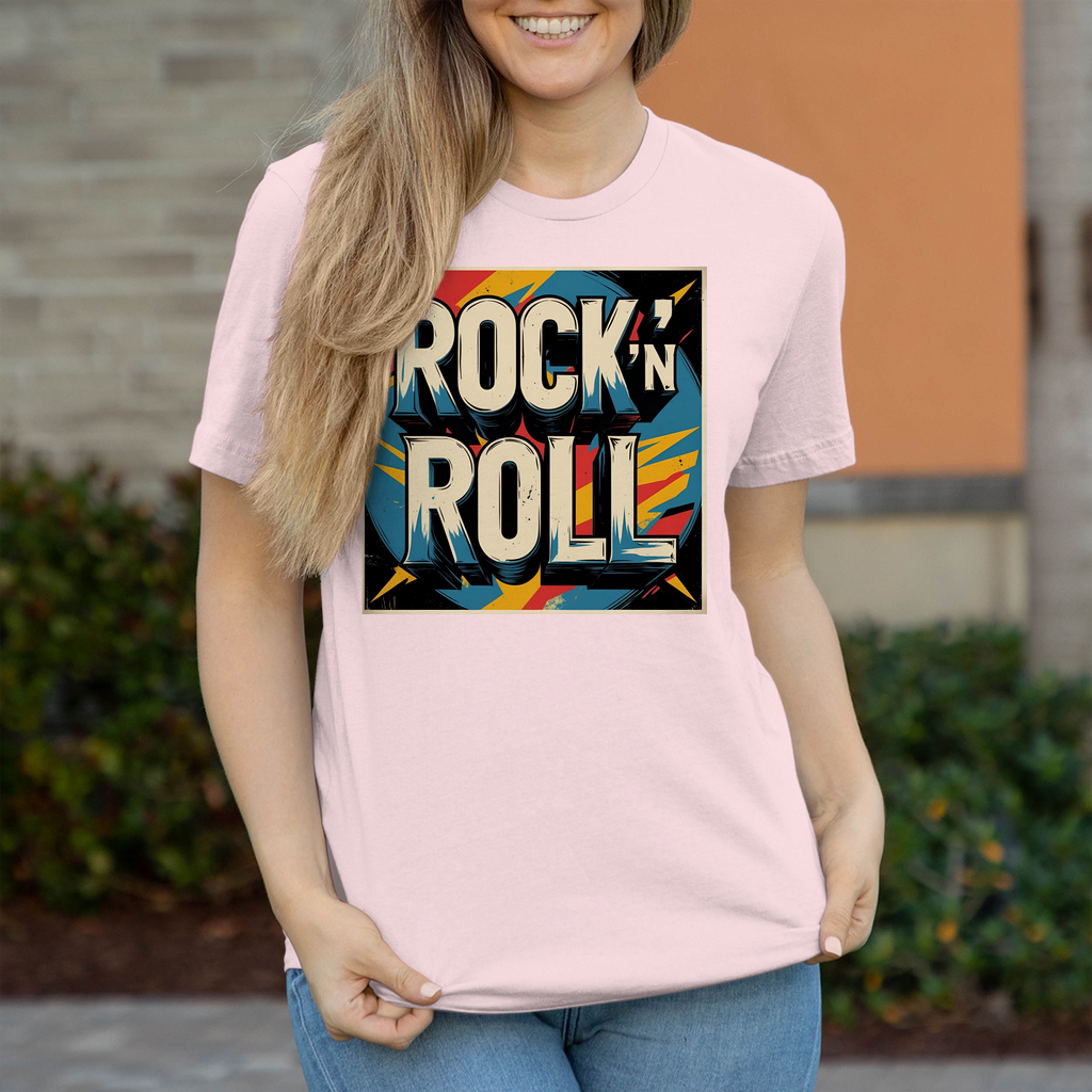 Damen T-Shirt Rock