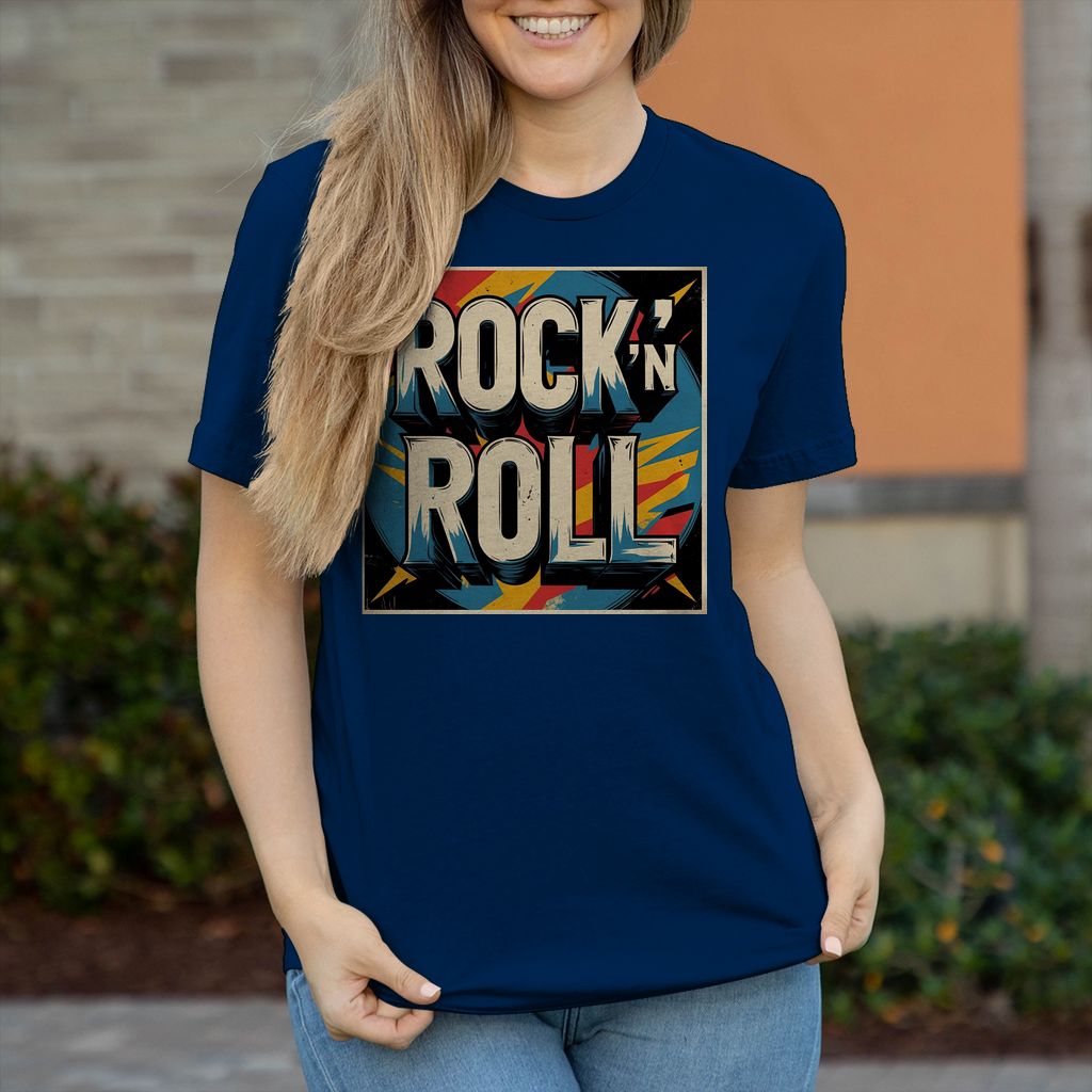 Damen T-Shirt Rock