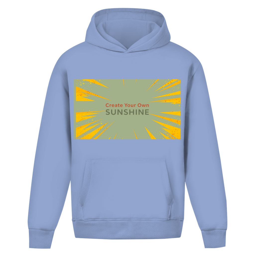 Oversize Hoodie Ohne Kordel Sunshine