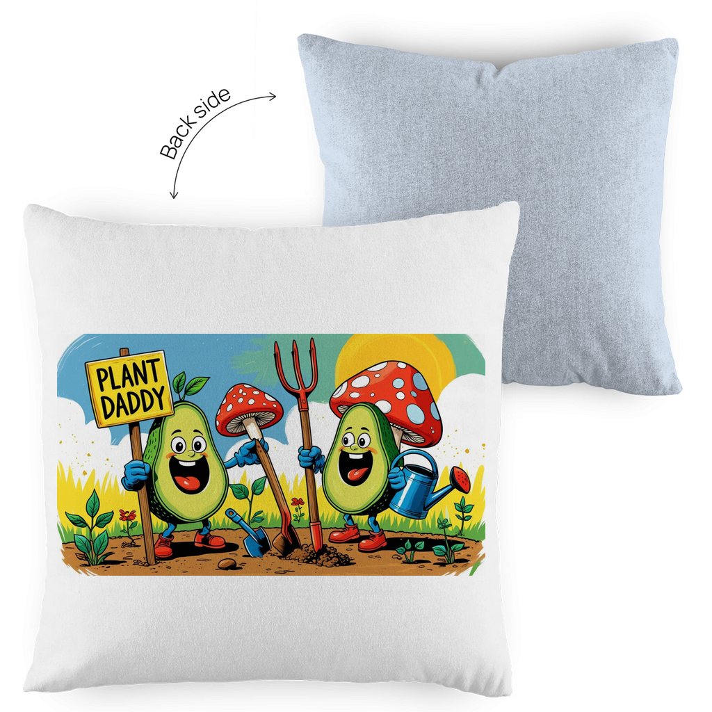 Kopfkissen zweifarbig Gartenpappa