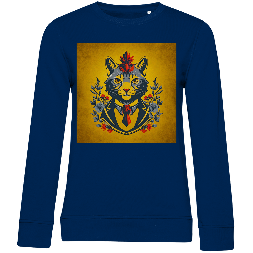 Damen Premium Bio Sweatshirt Cats