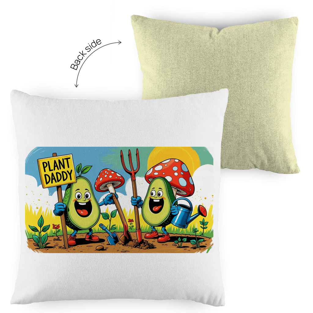 Kopfkissen zweifarbig Gartenpappa