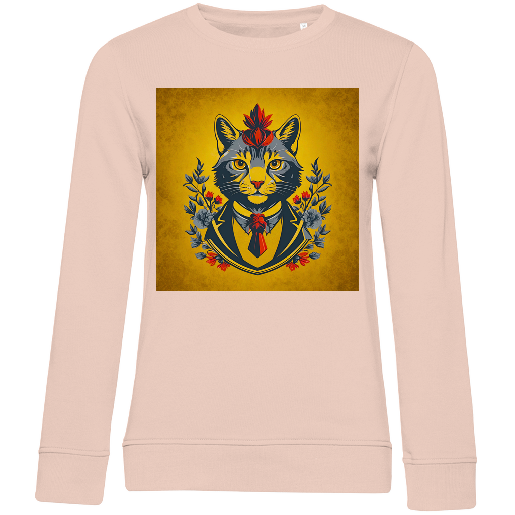 Damen Premium Bio Sweatshirt Cats