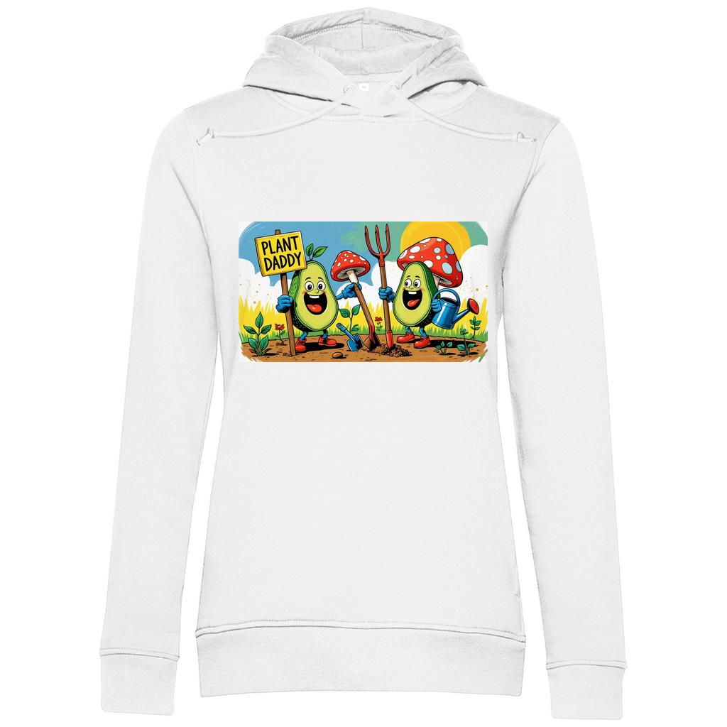 Damen Premium Bio Hoodie Gartenpappa