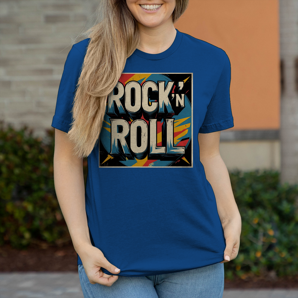 Damen T-Shirt Rock