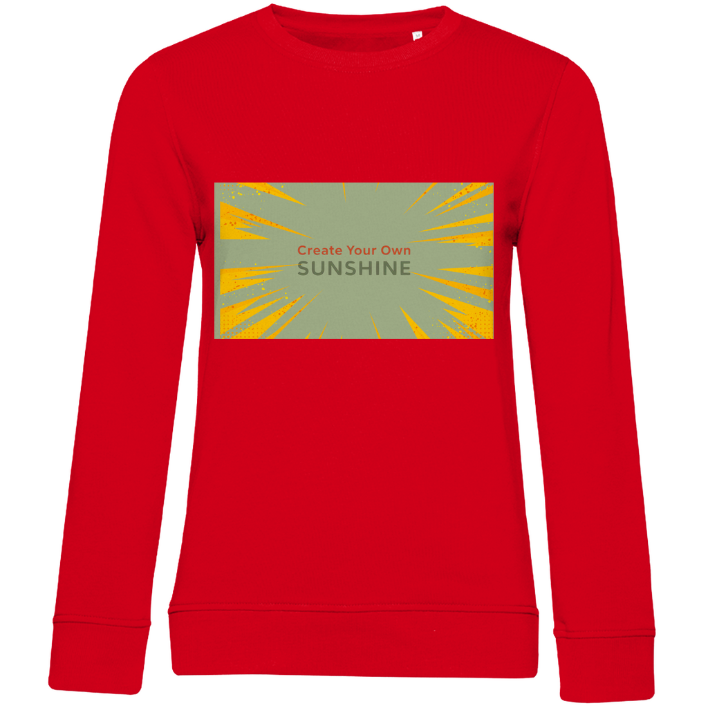 Damen Premium Bio Sweatshirt Sunshine