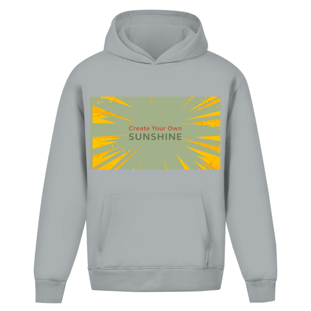 Oversize Hoodie Ohne Kordel Sunshine