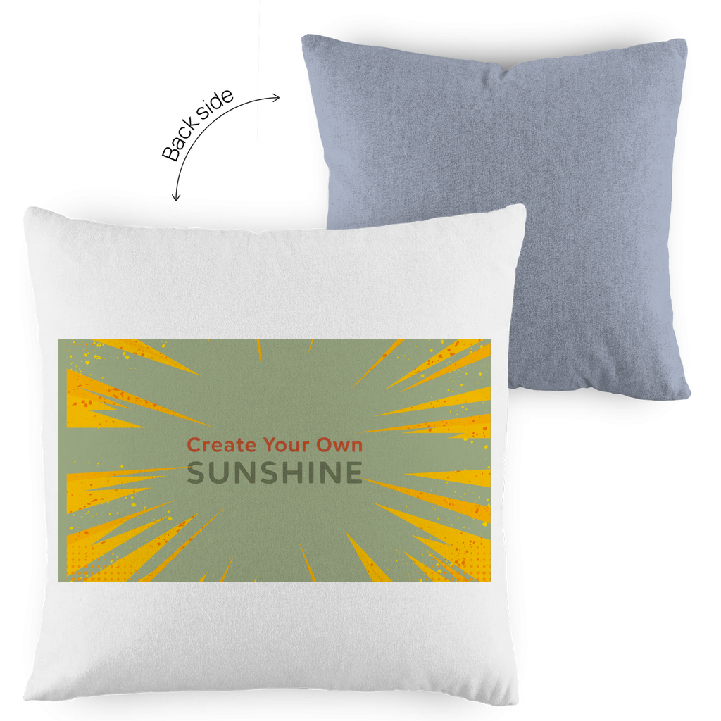 Kopfkissen zweifarbig Sunshine
