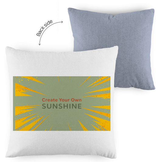 Kopfkissen zweifarbig Sunshine
