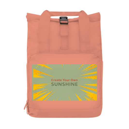Rucksack mit Seitentasche Sunshine