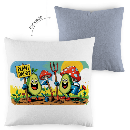 Kopfkissen zweifarbig Gartenpappa