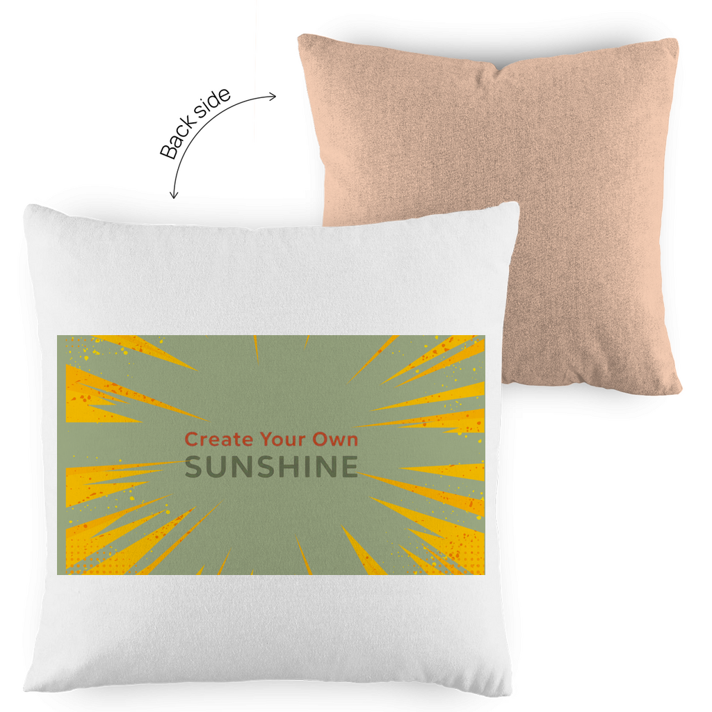 Kopfkissen zweifarbig Sunshine