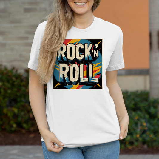 Damen T-Shirt Rock