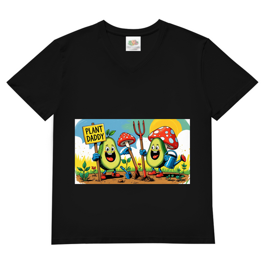 Herren Basic V-Neck T-Shirt Gartenpappa