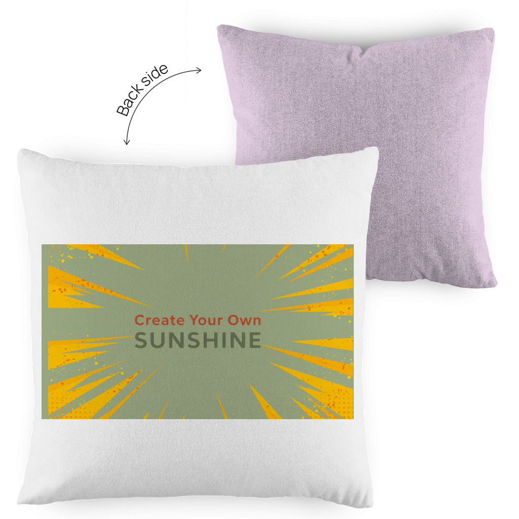 Kopfkissen zweifarbig Sunshine