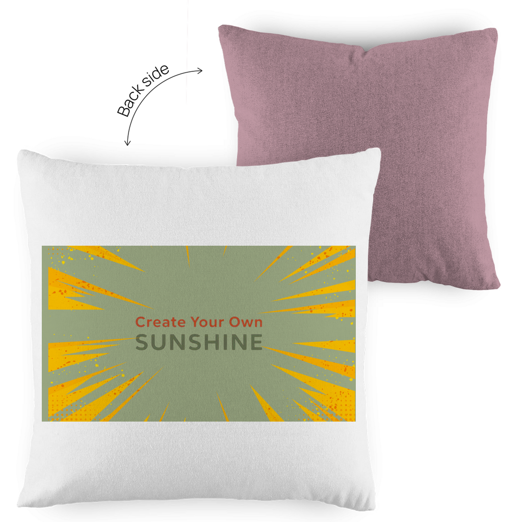 Kopfkissen zweifarbig Sunshine
