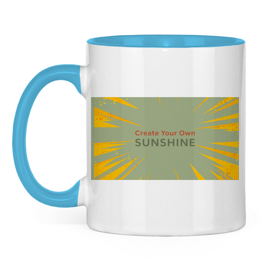 Tasse zweifarbig Sunshine