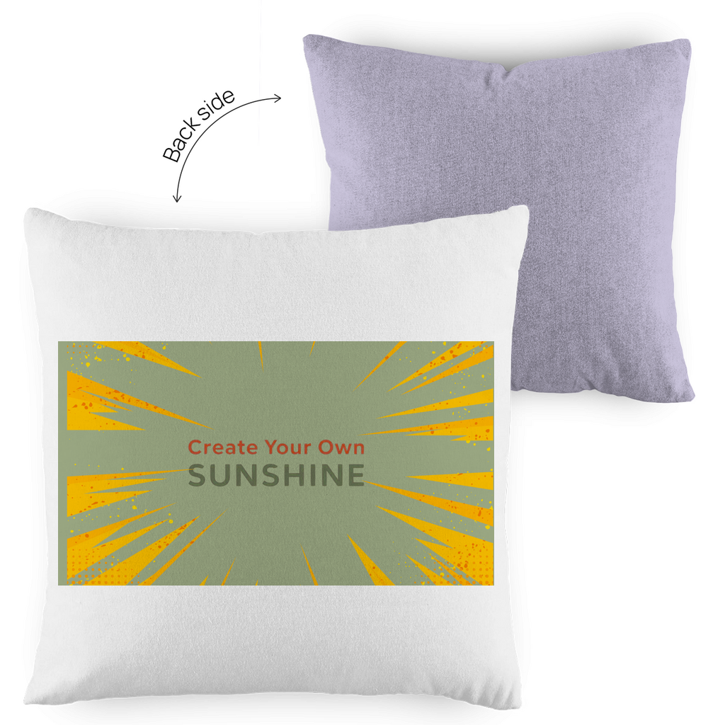 Kopfkissen zweifarbig Sunshine