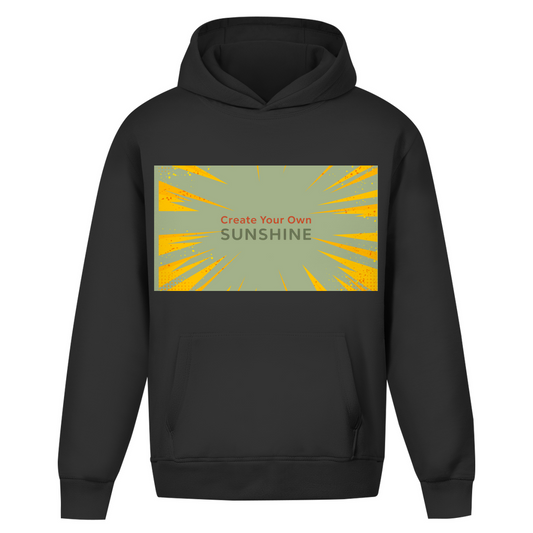 Oversize Hoodie Ohne Kordel Sunshine