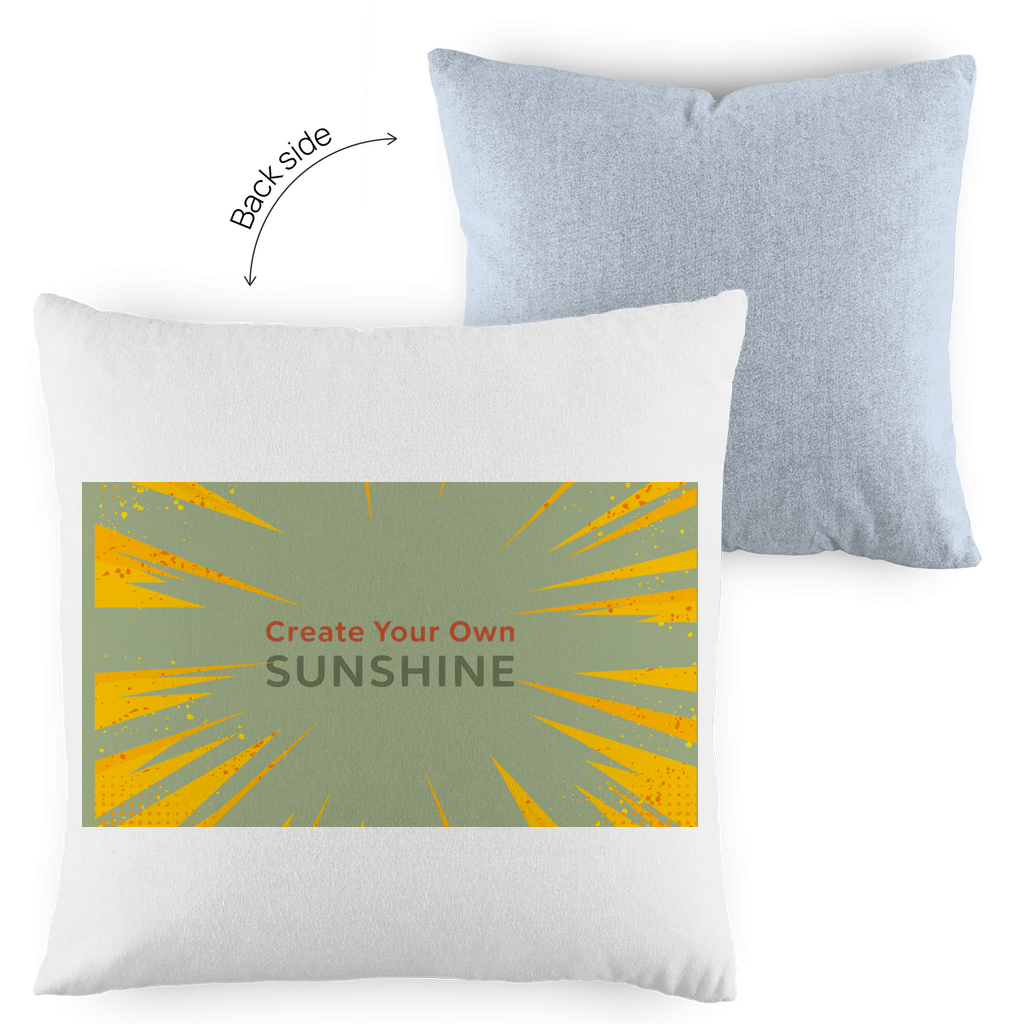 Kopfkissen zweifarbig Sunshine