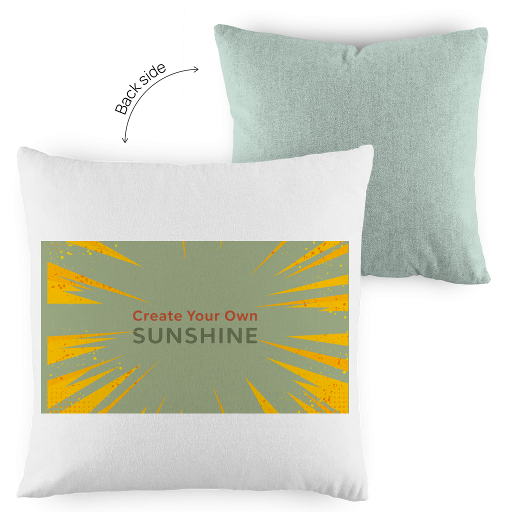 Kopfkissen zweifarbig Sunshine
