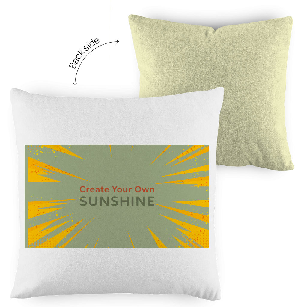 Kopfkissen zweifarbig Sunshine