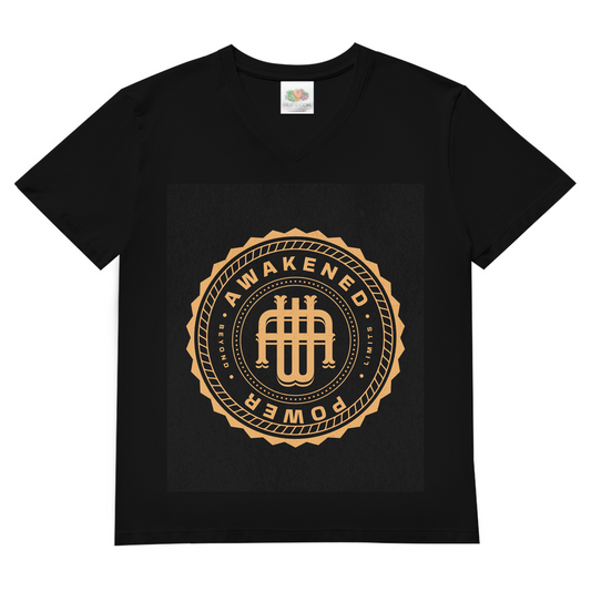 Herren Basic V-Neck T-Shirt Awakened Power