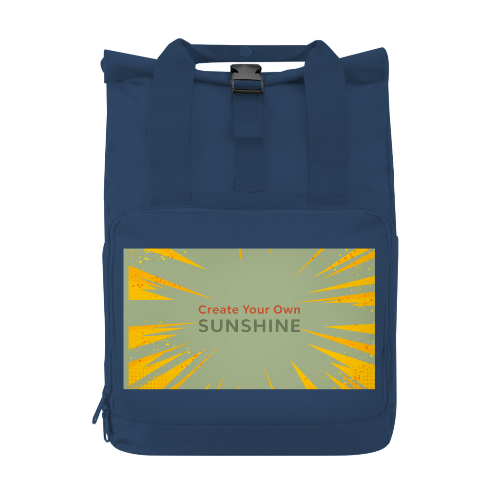 Rucksack mit Seitentasche Sunshine