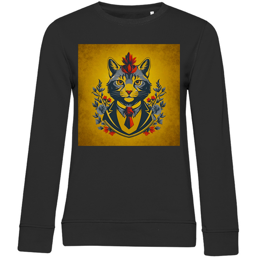 Damen Premium Bio Sweatshirt Cats