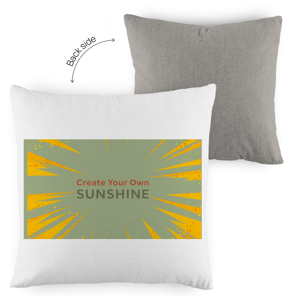 Kopfkissen zweifarbig Sunshine