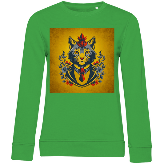 Damen Premium Bio Sweatshirt Cats
