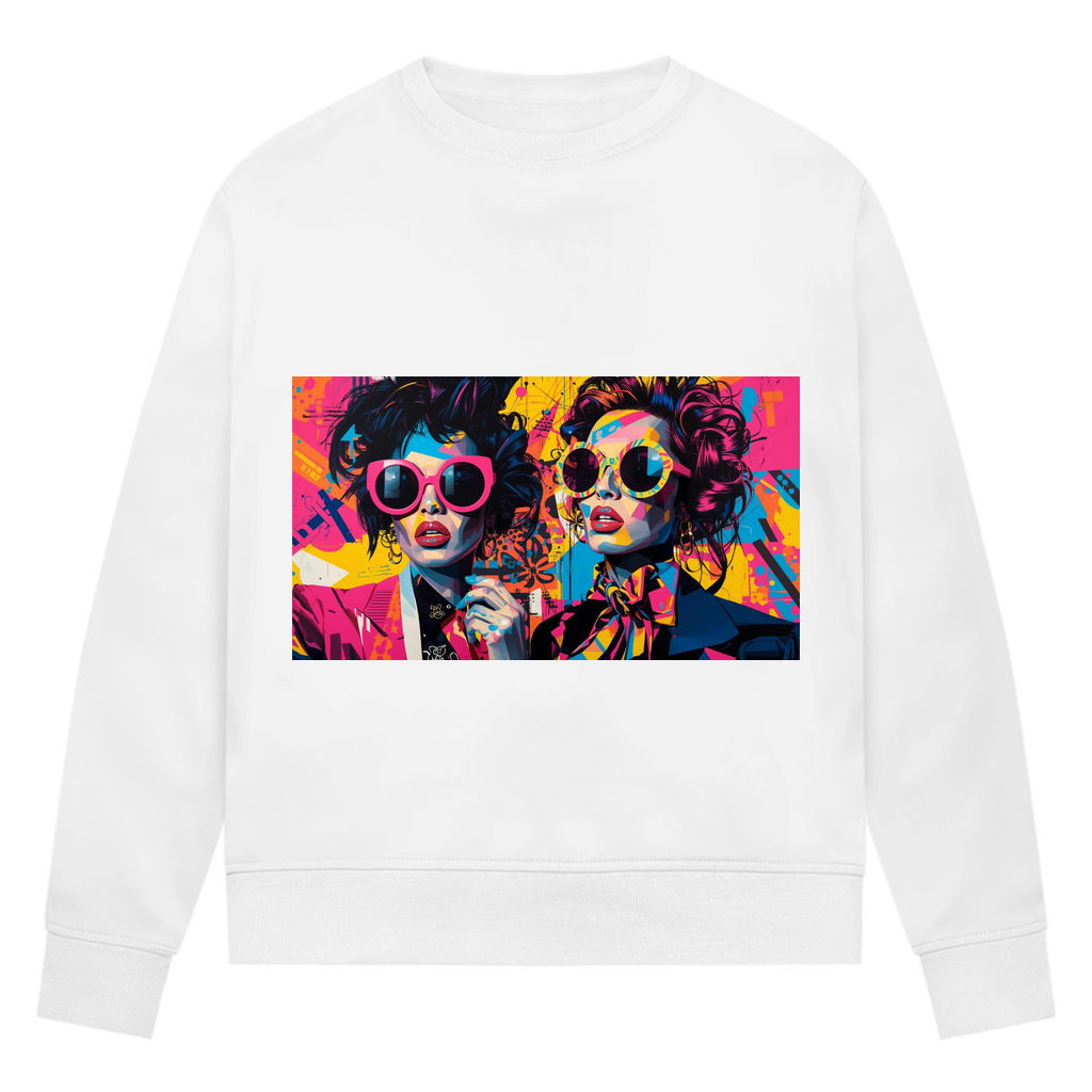 Damen Premium Bio Sweatshirt Sunglass